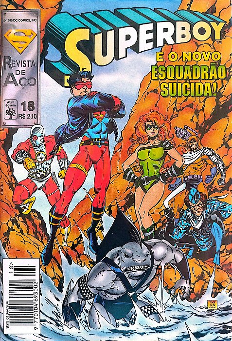 Gibi Superboy #18 - Formatinho Autor (1996) [seminovo]