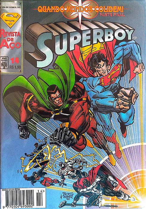 Gibi Superboy #13 - Formatinho Autor (1995) [seminovo]