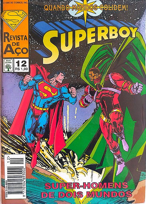 Gibi Superboy #12 - Formatinho Autor (1995) [seminovo]