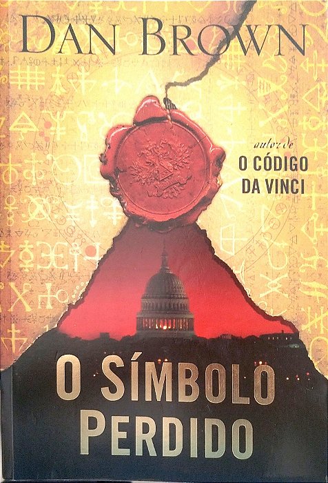 Livro o Símbolo Perdido Autor Brown, Dan (2009) [seminovo]