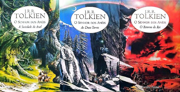 Livro o Senhor dos Anéis - 3 Volumes Autor Tolkien, J. R. R. (2009) [seminovo]