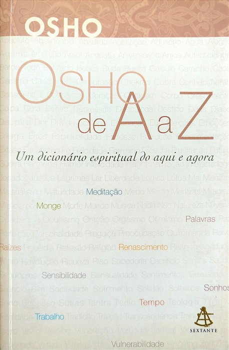 Livro Osho de a a Z Autor Osho (2004) [usado]