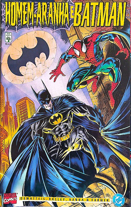 Gibi Homem-aranha e Batman Autor (1997) [usado]