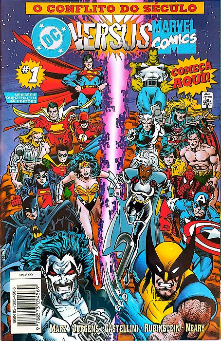 Gibi Dc Versus Marvel #1 Autor (1997) [seminovo]