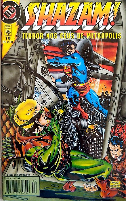 Gibi Shazam! #10 - Formatinho Autor (1997) [seminovo]