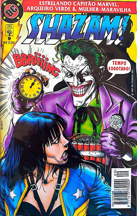 Gibi Shazam! #9 - Formatinho Autor (1997) [seminovo]