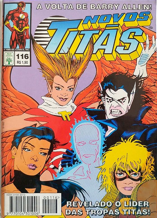 Gibi Novos Titãs #116 - Formatinho Autor (1995) [seminovo]