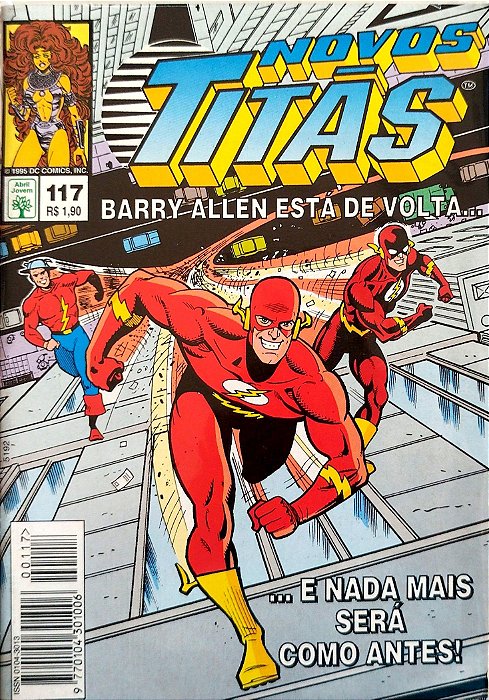 Gibi Novos Titãs #117 - Formatinho Autor (1995) [seminovo]