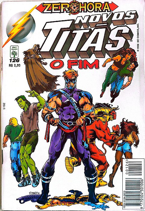 Gibi Novos Titãs #126 - Formatinho Autor (1996) [seminovo]