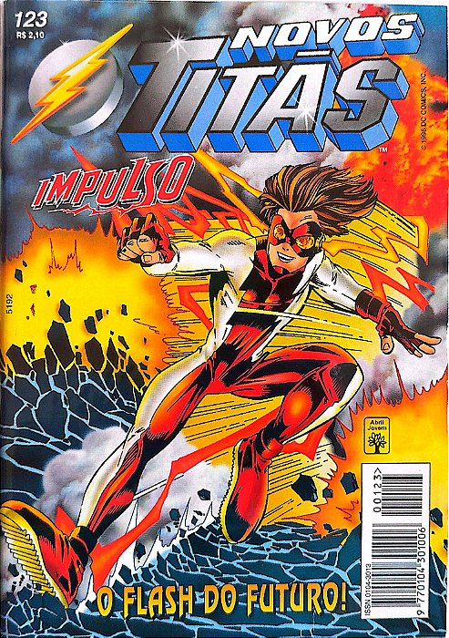 Gibi Novos Titãs #123 - Formatinho Autor (1996) [seminovo]