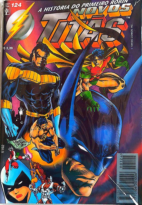 Gibi Novos Titãs #124 - Formatinho Autor (1996) [seminovo]