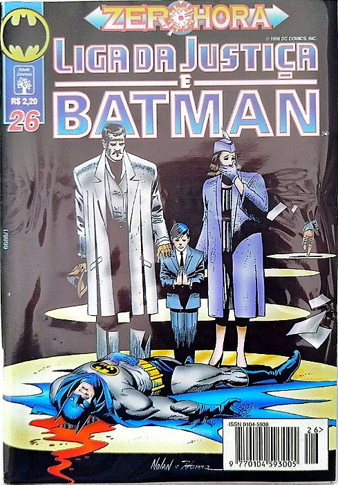 Gibi Liga da Justiça e Batman #26 - Formatinho Autor (1996) [seminovo]