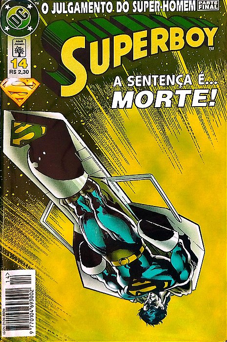 Gibi Superboy #14 - Formatinho Autor (1997) [seminovo]