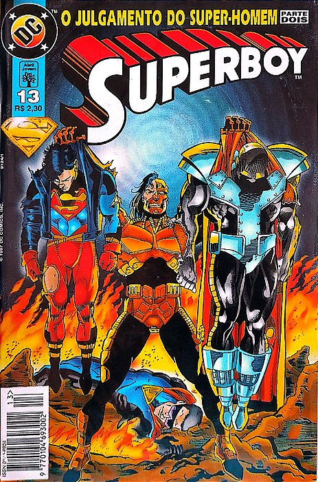 Gibi Superboy #13 - Formatinho Autor (1997) [seminovo]