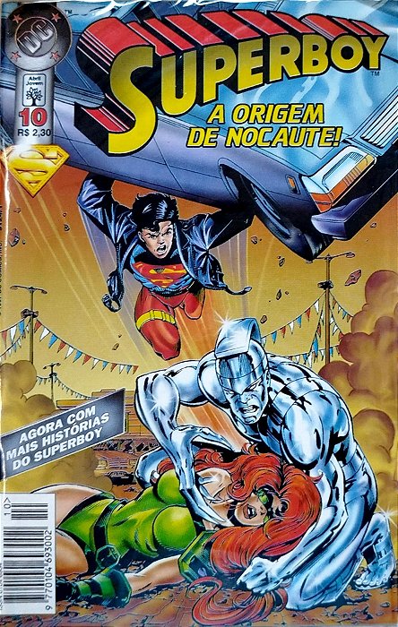 Gibi Superboy #10 - Formatinho Autor (1997) [seminovo]