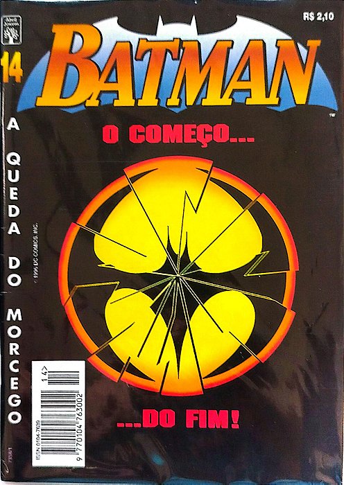 Gibi Batman #14 - Formatinho Autor (1996) [seminovo]