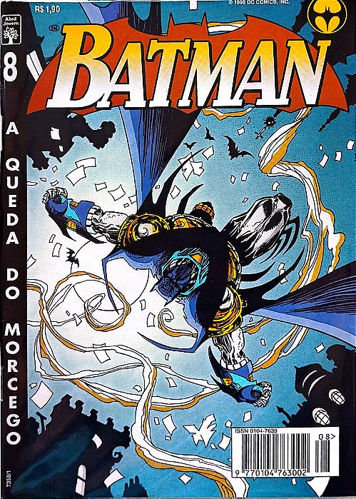 Gibi Batman #8 - Formatinho Autor (1995) [seminovo]