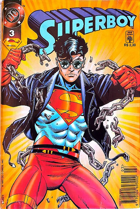 Gibi Superboy #3 - Formatinho Autor (1997) [seminovo]