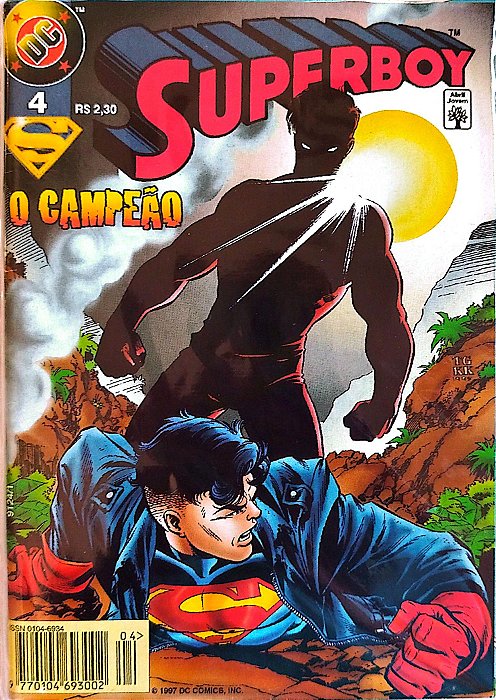 Gibi Superboy #4 - Formatinho Autor (1997) [seminovo]