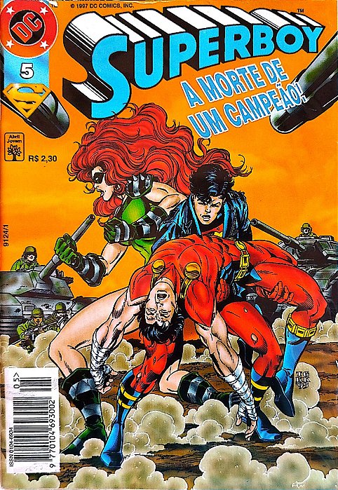 Gibi Superboy #5 - Formatinho Autor (1997) [seminovo]