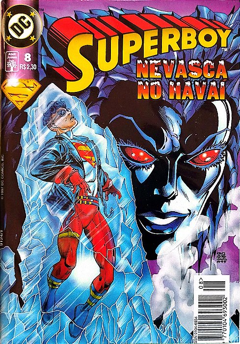 Gibi Superboy #8 - Formatinho Autor (1997) [seminovo]