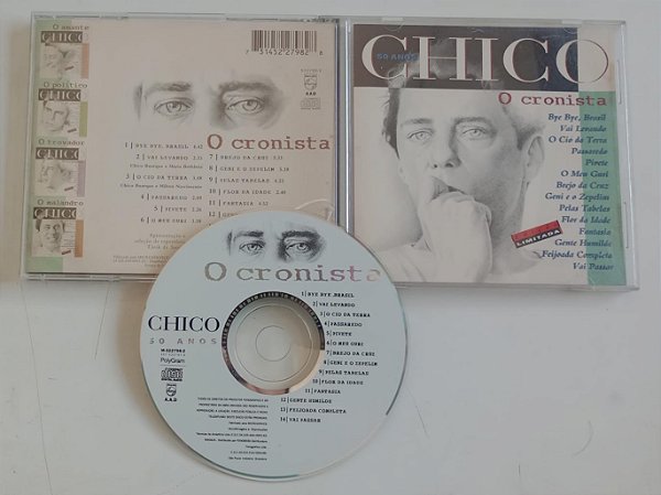 Cd o Cronista - 50 Anos Chico Interprete Chico Buarque [usado]