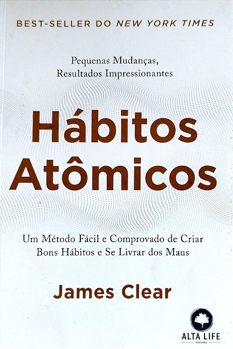 Livro Hábitos Atômicos Autor Clear, James (2019) [seminovo]