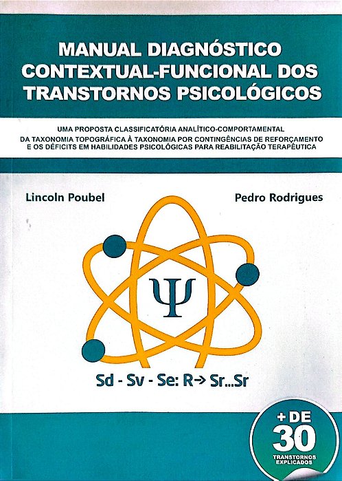 Livro Manual Diagnóstico Contextual-funcional dos Transtornos Psicológicos Autor Poubel, Lincoln (2019) [seminovo]