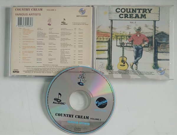 Cd Country Cream Vol. 2 [coletânea] Interprete Vários Artistas (1995) [usado]