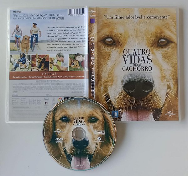 Dvd Quatro Vidas de um Cachorro Editora Lasse Hallstrom [usado]