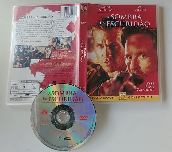 Dvd a Sombra e a Escuridão Editora Stephen Hopkins [usado]