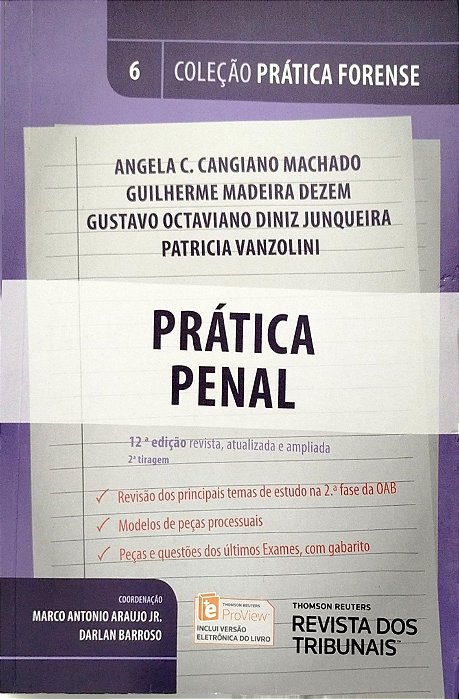 Livro Prática Penal Autor Vários (2016) [seminovo]