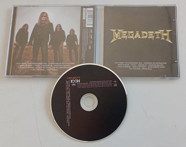 Cd Icon [coletânea] Megadeth Interprete Megadeth (2014) [seminovo]