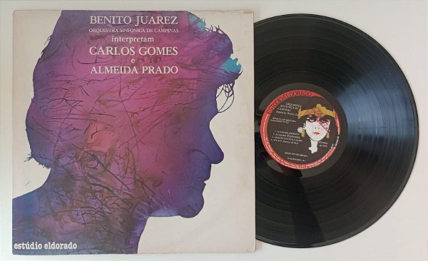 Disco de Vinil Carlos Gomes e Almeida Prado - Benito Juarez e Orquestra Interprete Benito Juarez e Orquestra (1978) [usado]