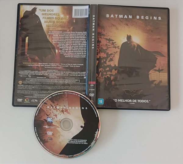 Dvd Batman Begins Editora Christopher Nolan [usado]