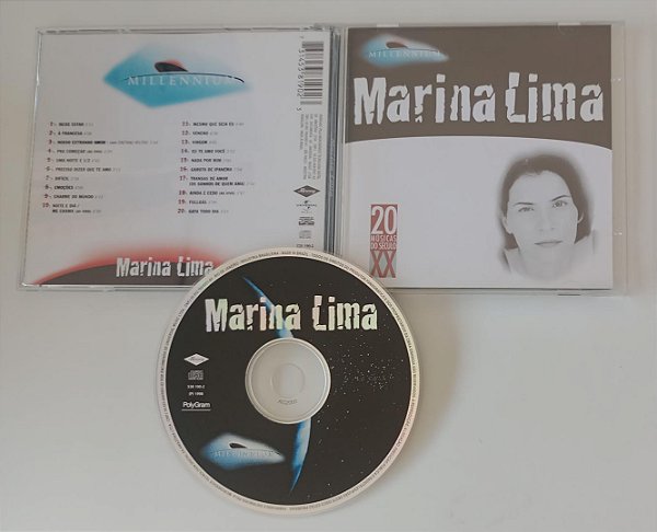 Cd Millennium [coletânea] Interprete Marina Lima (1998) [seminovo]