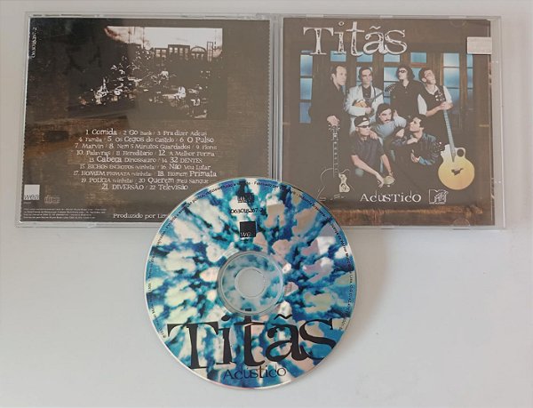 Cd Acústico Mtv Interprete Titãs [seminovo]