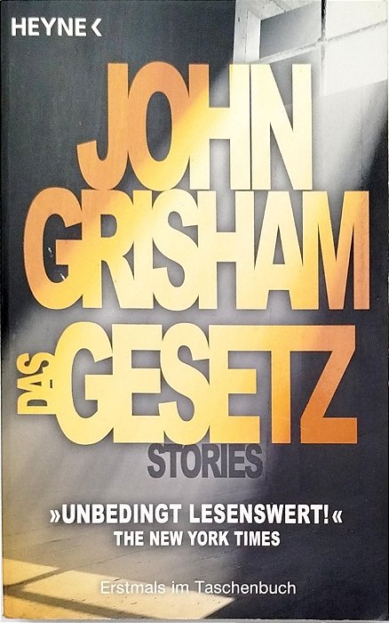 Livro das Gesetz Autor Grisham, John (2012) [usado]