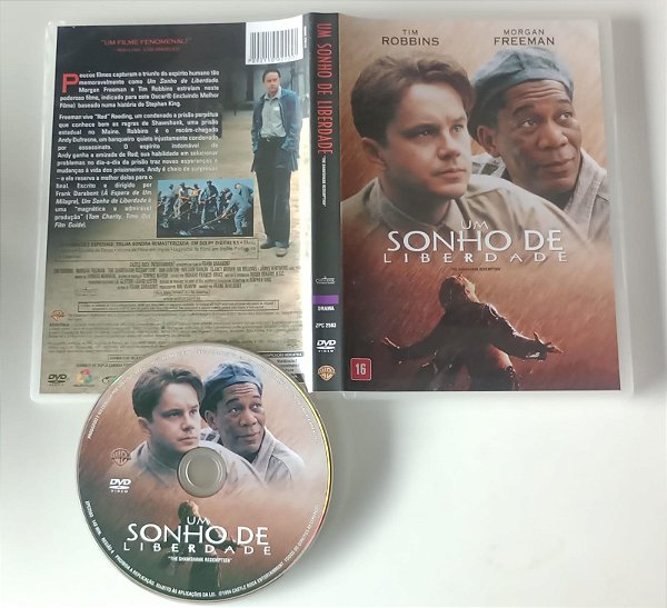 Dvd um Sonho de Liberdade Editora Frank Darabont [seminovo]