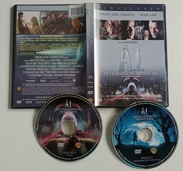 Dvd Inteligência Artificial [2 Discos] Editora Steven Spielberg [seminovo]
