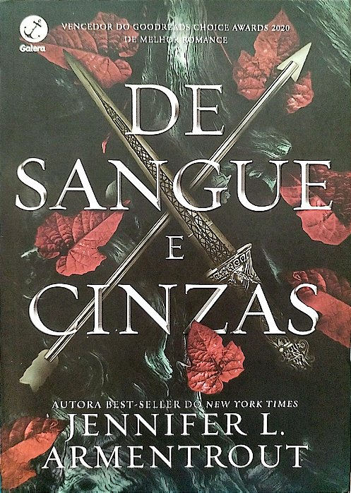 Livro de Sangue e Cinzas Autor Armentrout, Jennifer L. (2022) [seminovo]