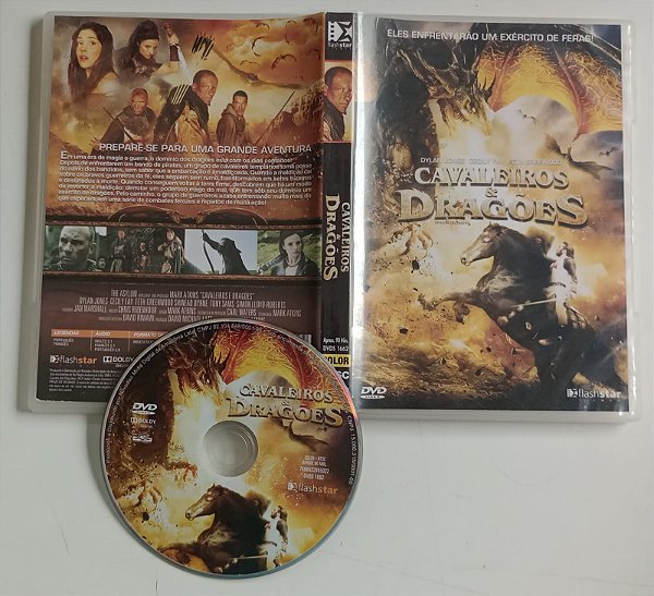 Dvd Cavaleiros e Dragões Editora Mark Atkins [usado]