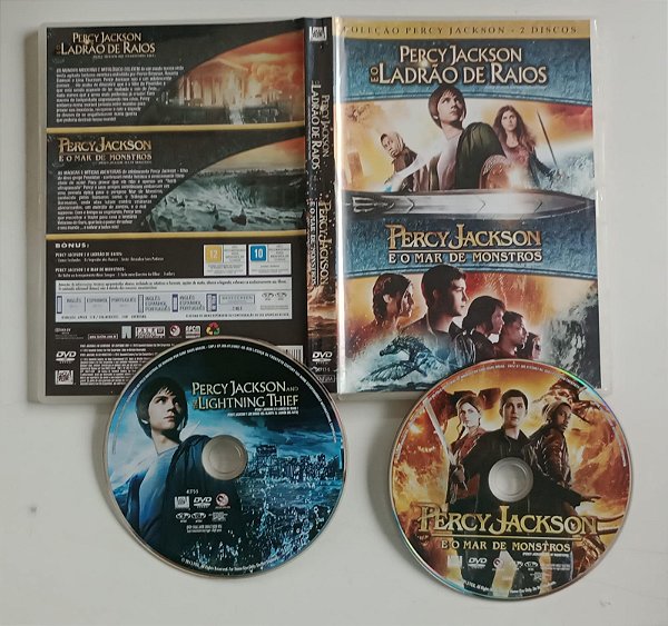 Dvd Percy Jackson: Ladrão de Raios e Mar de Monstros Editora Chris Columbus, Thor Freudenthal [usado]