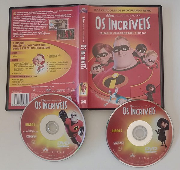 Dvd os Incríveis - Edição de Colecionador [2 Dvds] Editora Brad Bird [usado]