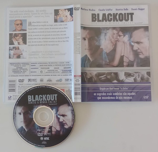 Dvd Blackout: Sentiu a Minha Falta ? Editora Abel Ferrara [seminovo]
