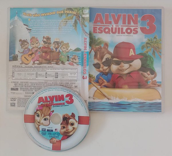 Dvd Alvin e os Esquilos 3 Editora Mike Mitchell [usado]