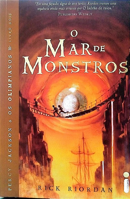 Livro o Mar de Monstros - Percy Jackson e os Olimpianos 2 Autor Riordan, Rick (2009) [seminovo]