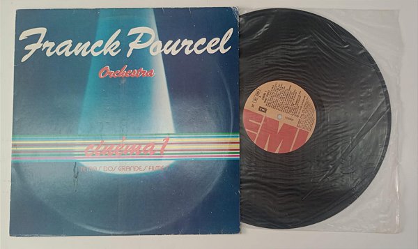 Disco de Vinil Cinema 1 Tema dos Grandes Filmes Interprete Franck Pourcel e Orquestra (1979) [usado]