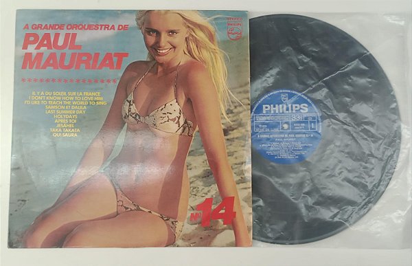 Disco de Vinil a Grande Orquestra de Paul Mauriat 14 [lp 1972] Interprete Paul Mariat (1972) [usado]