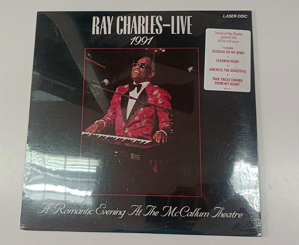 Disco de Vinil [laserdisc] Ray Cahrles Live 1991 Interprete Ray Charles [novo]